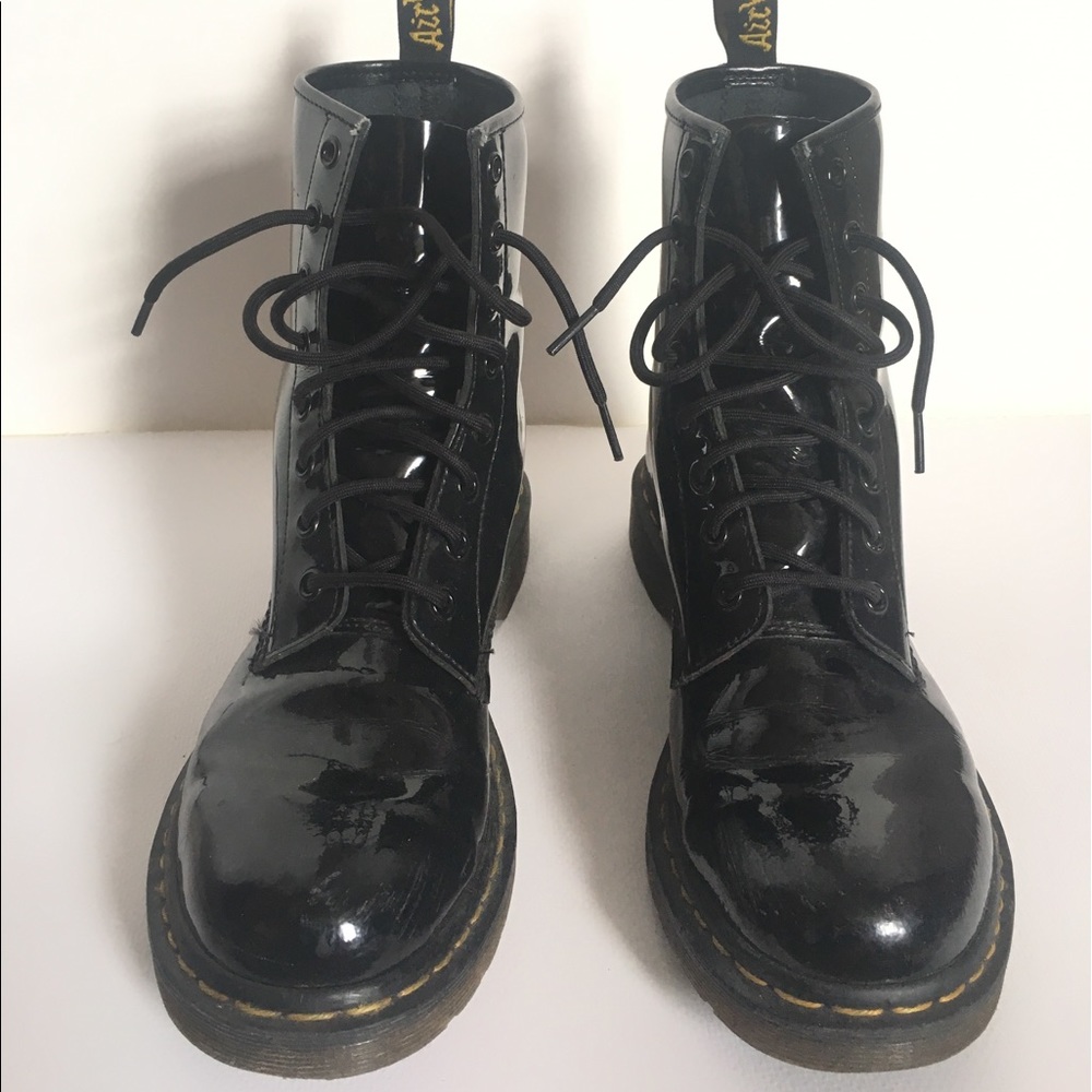 Black Glossy Leather Dr.Martens